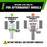 DPAccessories M12x1.50 Lug Bolts For Aftermarket Wheels | Spline Bolt | 27mm Shank
