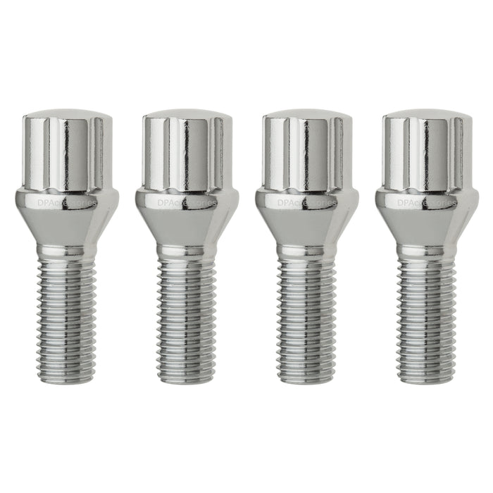DPAccessories M12x1.50 Lug Bolts For Aftermarket Wheels | Spline Bolt | 27mm Shank
