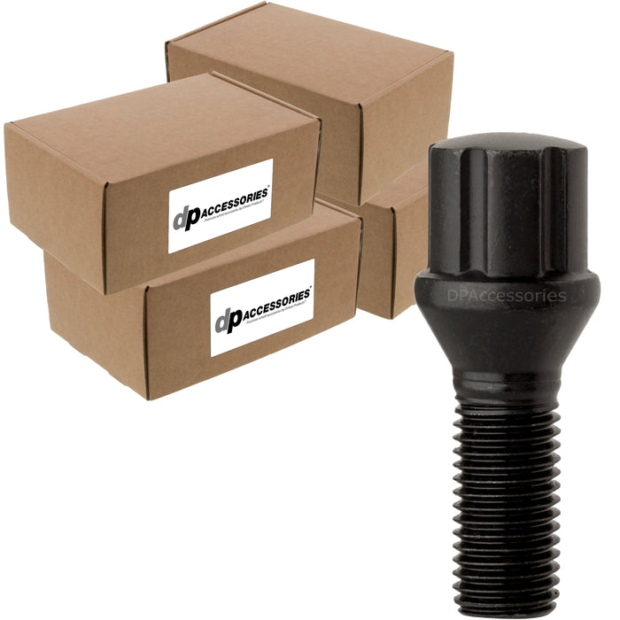 DPAccessories M12x1.25 Lug Bolts For Aftermarket Wheels | Spline Bolt | 27mm Shank