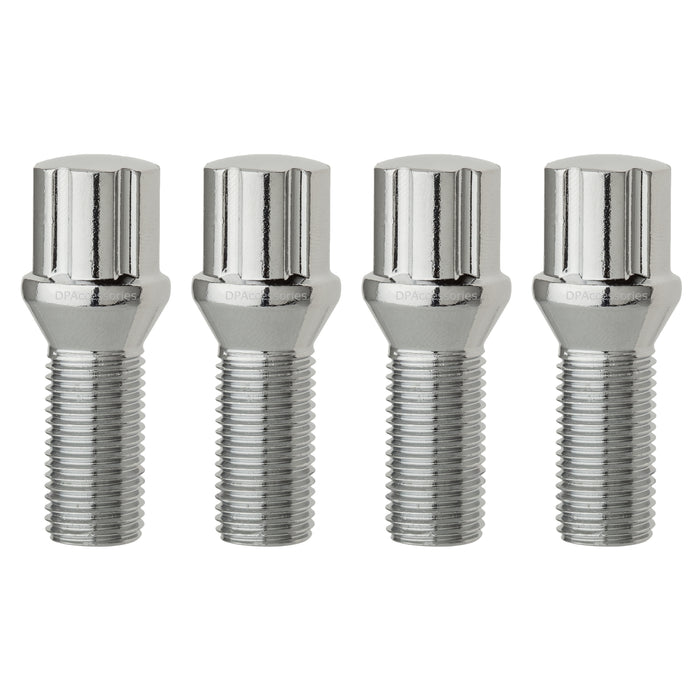 DPAccessories M14x1.25 Lug Bolts For Aftermarket Wheels | Spline Bolt | 27mm Shank