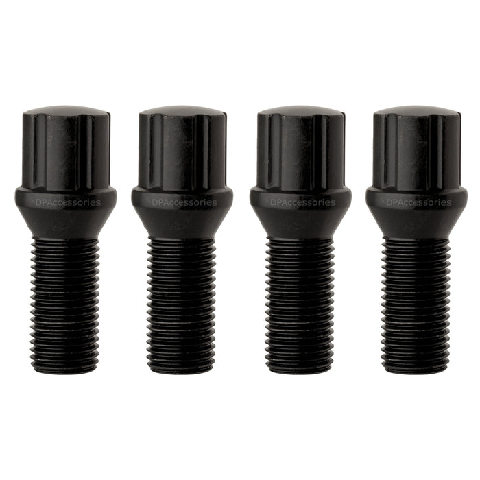 DPAccessories M14x1.25 Lug Bolts For Aftermarket Wheels | Spline Bolt | 27mm Shank