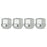 DPAccessories 1/2-20 Lug Nuts - Open End Bulge Acorn - 21mm (0.83") Tall - 19mm (3/4") Hex