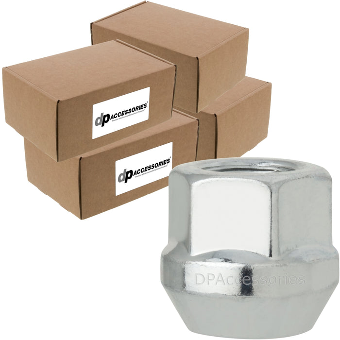 DPAccessories 9/16-18 Lug Nuts For Aftermarket Wheels - Open End Bulge Acorn - 21mm (0.83") Tall - 19mm (3/4") Hex