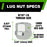 DPAccessories 9/16-18 Lug Nuts For Aftermarket Wheels - Open End Bulge Acorn - 21mm (0.83") Tall - 19mm (3/4") Hex