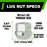 DPAccessories M14x1.50 Lug Nuts For Aftermarket Wheels - Open End Bulge Acorn - 21mm (0.83") Tall - 19mm (3/4") Hex