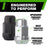DPAccessories M12x1.50 Lug Nuts | Closed End Bulge Acorn | 36mm (1.4") Tall | 19mm (3/4") Hex