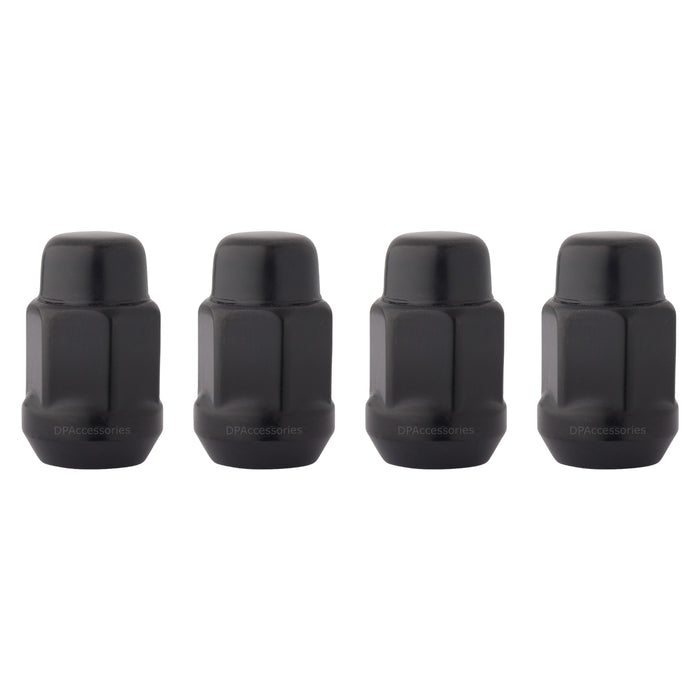 DPAccessories M12x1.50 Lug Nuts | Closed End Bulge Acorn | 36mm (1.4") Tall | 19mm (3/4") Hex