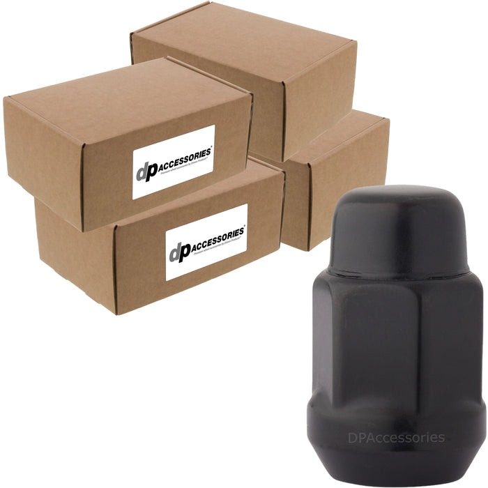 DPAccessories M12x1.50 Lug Nuts | Closed End Bulge Acorn | 36mm (1.4") Tall | 19mm (3/4") Hex