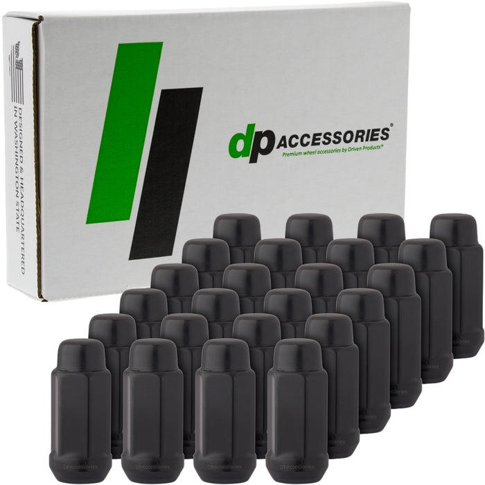 DPAccessories 1/2-20 Lug Nuts For Aftermarket Wheels - Closed End XL Bulge Acorn - 48mm (1.9") Tall - 19mm (3/4") Hex