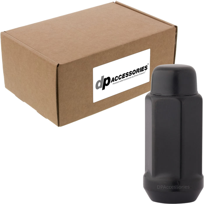 DPAccessories 9/16-18 Lug Nuts For Aftermarket Wheels - Closed End XL Bulge Acorn - 48mm (1.9") Tall - 19mm (3/4") Hex