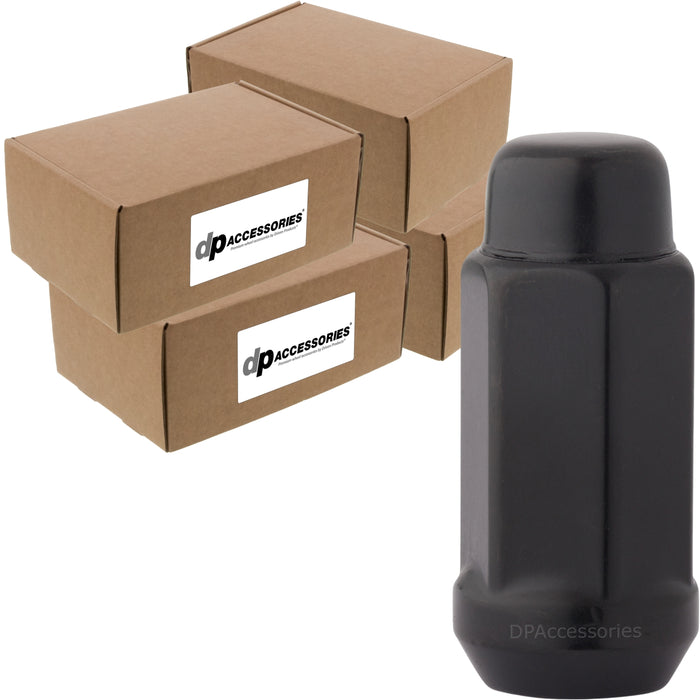 DPAccessories 9/16-18 Lug Nuts For Aftermarket Wheels - Closed End XL Bulge Acorn - 48mm (1.9") Tall - 19mm (3/4") Hex
