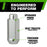 DPAccessories 9/16-18 Lug Nuts - Closed End XXL Bulge Acorn - 22mm (7/8") Hex - 2.35" Tall
