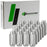DPAccessories 9/16-18 Lug Nuts - Closed End XXL Bulge Acorn - 22mm (7/8") Hex - 2.35" Tall