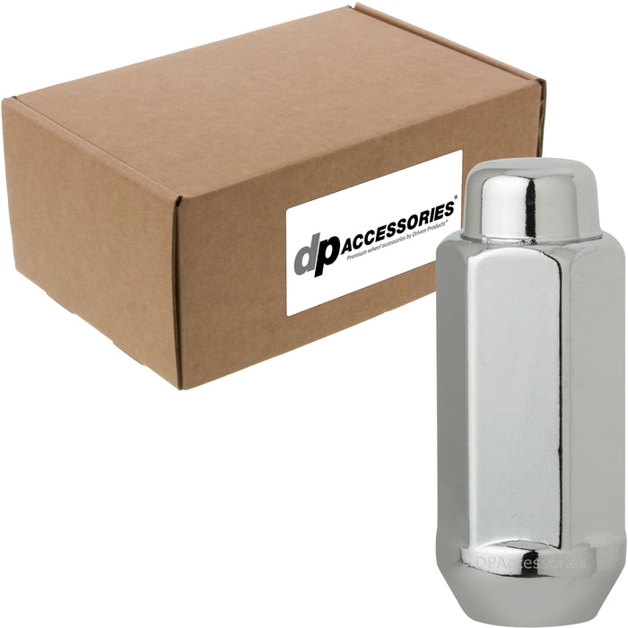 DPAccessories 9/16-18 Lug Nuts - Closed End XXL Bulge Acorn - 22mm (7/8") Hex - 2.35" Tall