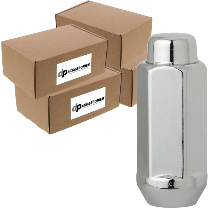 DPAccessories 9/16-18 Lug Nuts - Closed End XXL Bulge Acorn - 22mm (7/8") Hex - 2.35" Tall