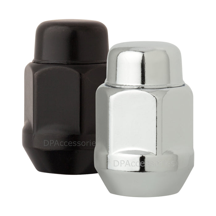 DPAccessories M12x1.25 Lug Nuts - Closed End Bulge Acorn - 21mm (13/16") Hex - 1.4" Tall