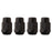 DPAccessories M12x1.25 Lug Nuts - Closed End Bulge Acorn - 21mm (13/16") Hex - 1.4" Tall