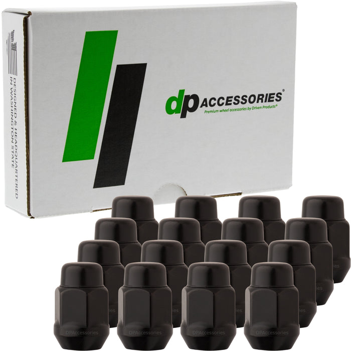 DPAccessories 1/2-20 Lug Nuts - Closed End Bulge Acorn - 21mm (13/16") Hex - 1.4" Tall