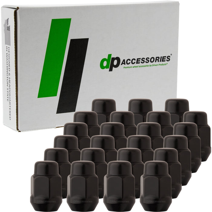 DPAccessories 1/2-20 Lug Nuts - Closed End Bulge Acorn - 21mm (13/16") Hex - 1.4" Tall