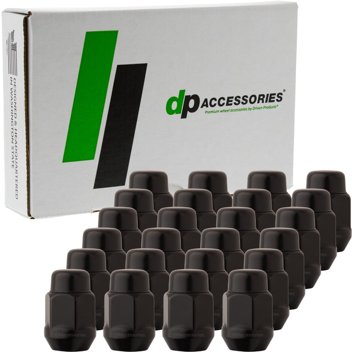 DPAccessories M12x1.50 Lug Nuts - Closed End Bulge Acorn - 21mm (13/16") Hex - 1.4" Tall
