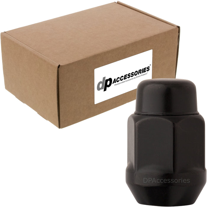 DPAccessories M12x1.50 Lug Nuts - Closed End Bulge Acorn - 21mm (13/16") Hex - 1.4" Tall