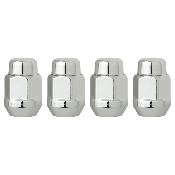 DPAccessories 1/2-20 Lug Nuts - Closed End Bulge Acorn - 21mm (13/16") Hex - 1.4" Tall