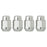 DPAccessories M12x1.50 Lug Nuts - Closed End Bulge Acorn - 21mm (13/16") Hex - 1.4" Tall