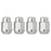 DPAccessories M12x1.50 Lug Nuts - Closed End Bulge Acorn - 21mm (13/16") Hex - 1.4" Tall