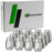 DPAccessories M12x1.25 Lug Nuts - Closed End Bulge Acorn - 21mm (13/16") Hex - 1.4" Tall