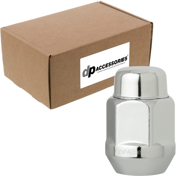 DPAccessories 1/2-20 Lug Nuts - Closed End Bulge Acorn - 21mm (13/16") Hex - 1.4" Tall