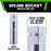 DPAccessories M14x2.00 Lug Nuts For Aftermarket Wheels - Closed End Duplex XL Spline Tuner - 51mm (2") Tall