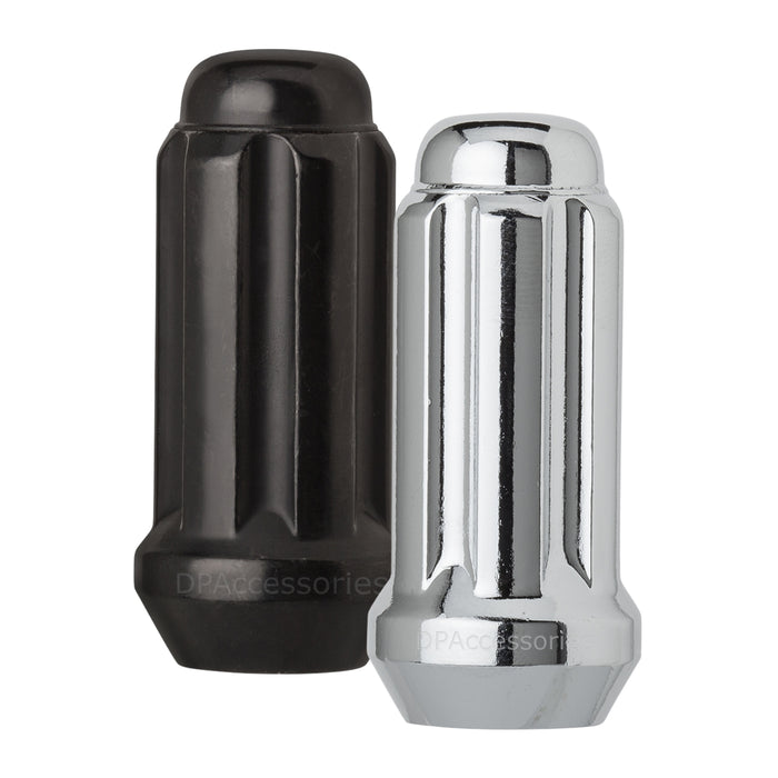 DPAccessories 1/2-20 Lug Nuts For Aftermarket Wheels - Closed End Duplex XL Spline Tuner - 51mm (2") Tall