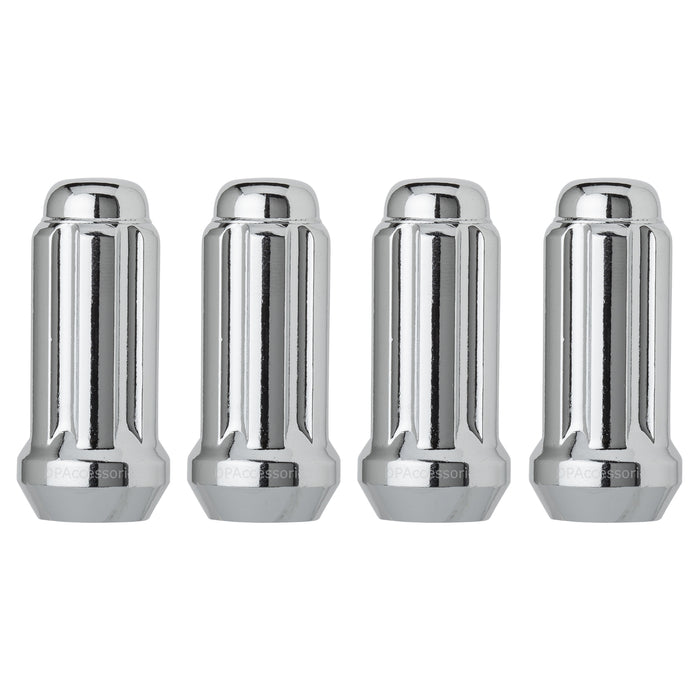 DPAccessories 1/2-20 Lug Nuts For Aftermarket Wheels - Closed End Duplex XL Spline Tuner - 51mm (2") Tall