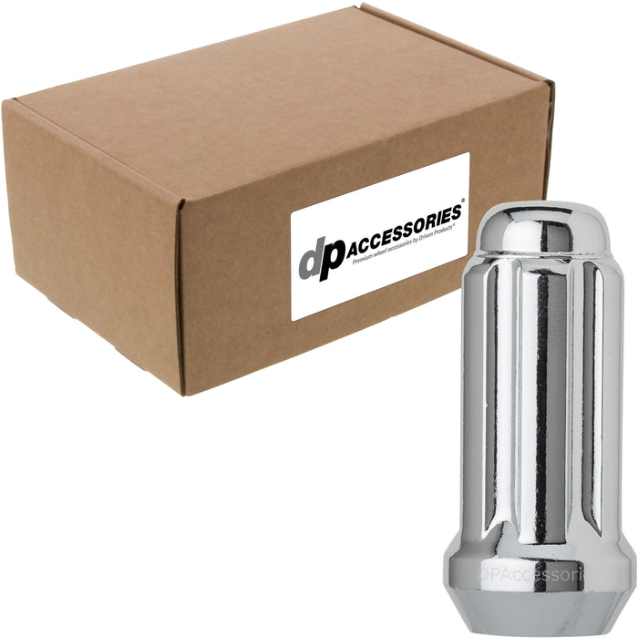 DPAccessories 1/2-20 Lug Nuts For Aftermarket Wheels - Closed End Duplex XL Spline Tuner - 51mm (2") Tall