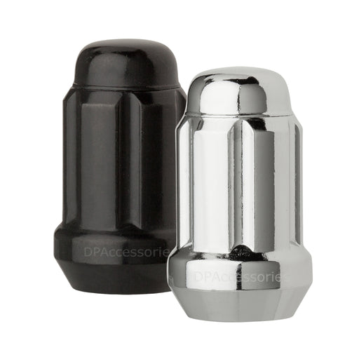 DPAccessories M12x1.25 Lug Nuts For Aftermarket Wheels - Closed End Spline Tuner - 34mm (1.35") Tall