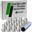 DPAccessories 1/2-20 Lug Nuts For Aftermarket Wheels - Closed End Spline Tuner - 34mm (1.35") Tall