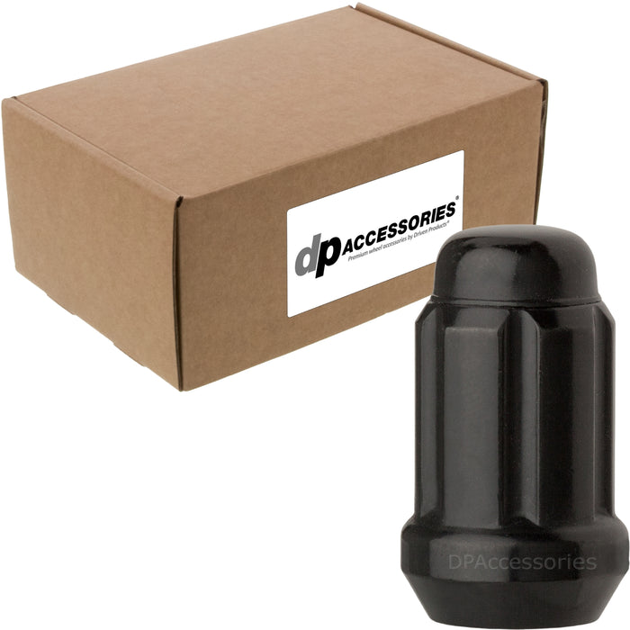 DPAccessories M12x1.50 Lug Nuts For Aftermarket Wheels - Closed End Spline Tuner - 34mm (1.35") Tall