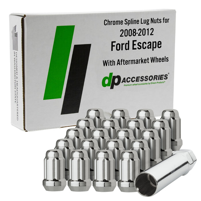 DPAccessories Lug Nuts compatible with 2008-2012 Ford Escape