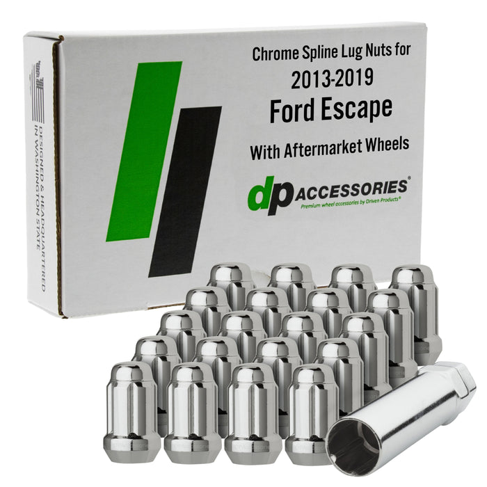 DPAccessories Lug Nuts Compatible with 2013-2019 Ford Escape