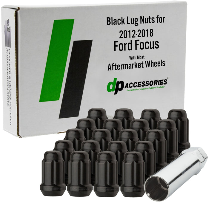 DPAccessories Lug Nuts compatible with 2012-2018 Ford Focus