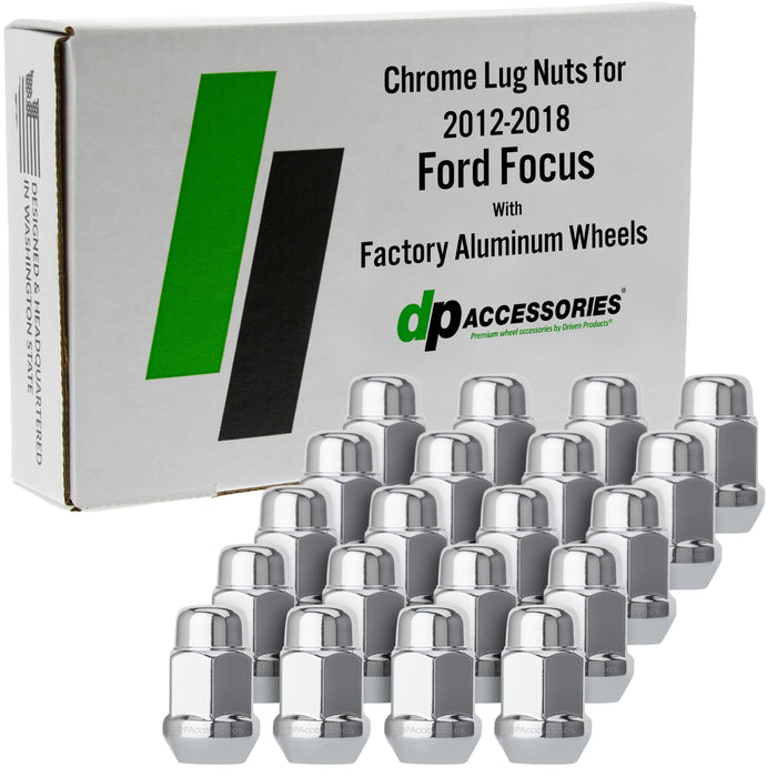 DPAccessories Lug Nuts Compatible with 2012-2018 Ford Focus