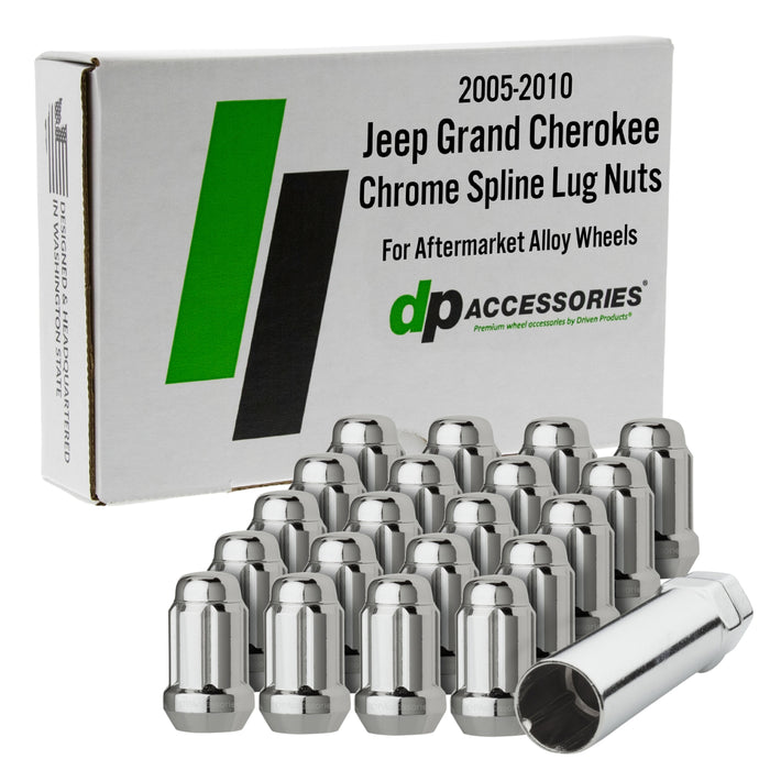 DPAccessories Lug Nuts compatible with 2005-2010 Jeep Grand Cherokee