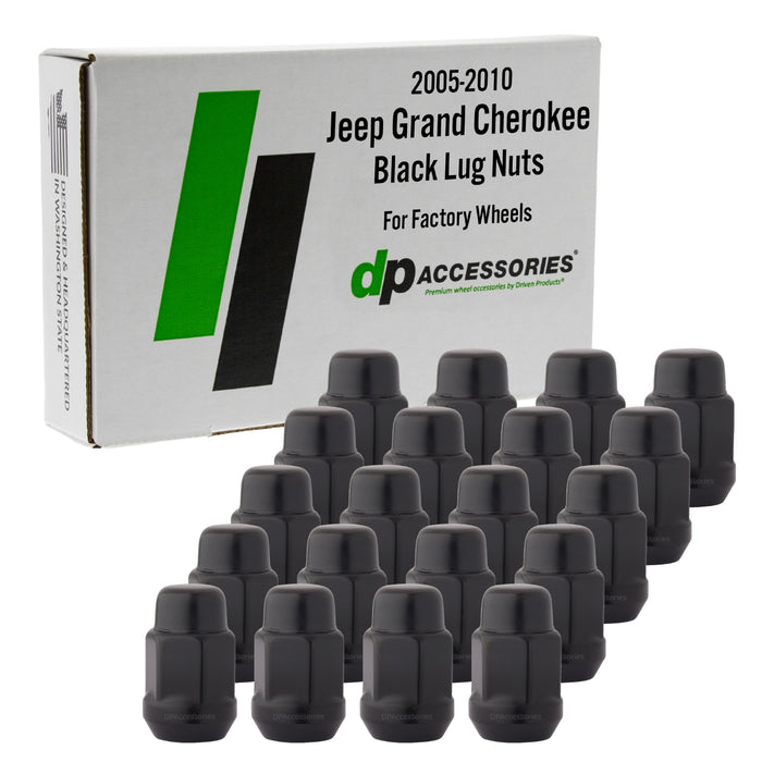 DPAccessories Lug Nuts Compatible with 2005-2010 Jeep Grand Cherokee