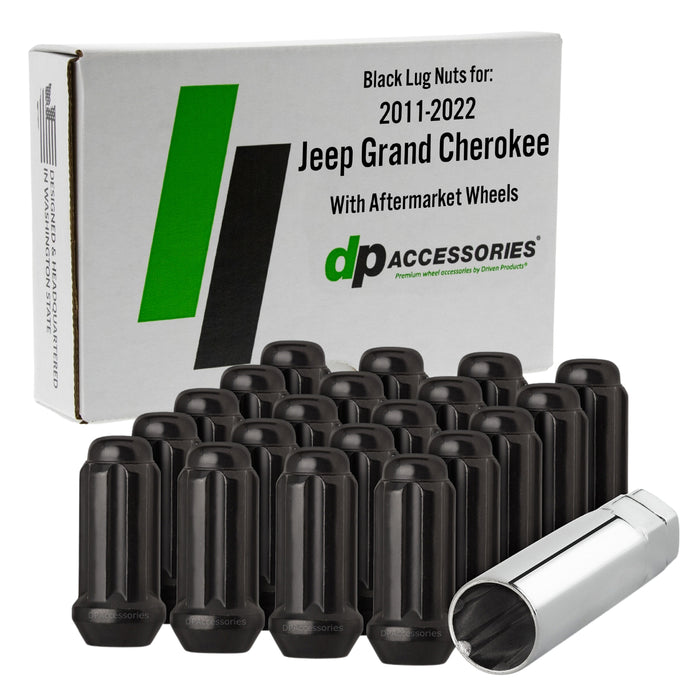 DPAccessories Lug Nuts Compatible with 2011-2022 Jeep Grand Cherokee
