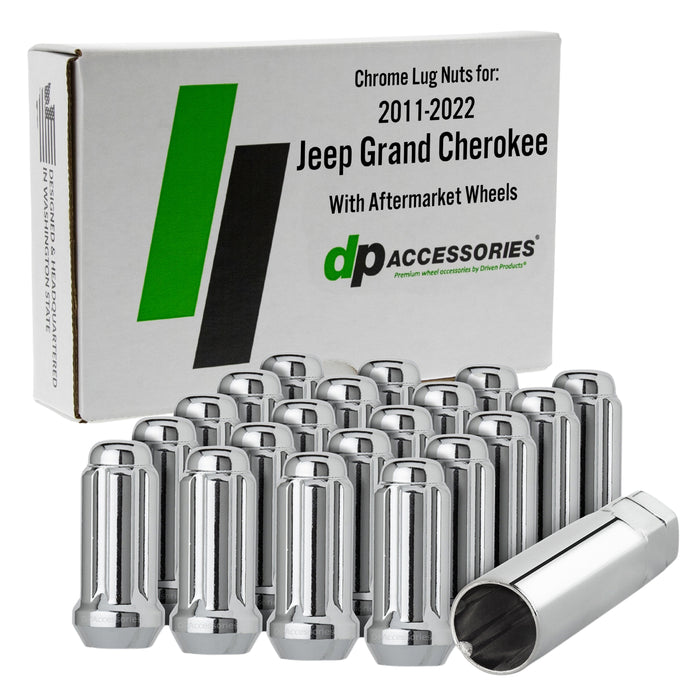 DPAccessories Lug Nuts compatible with 2011-2022 Jeep Grand Cherokee