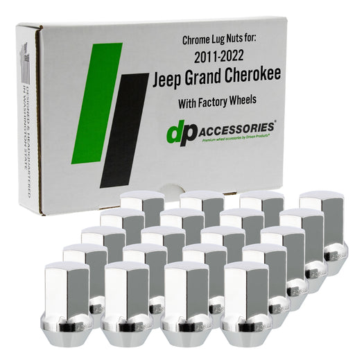 DPAccessories Lug Nuts compatible with 2011-2022 Jeep Grand Cherokee
