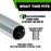 DPAccessories 6-Spline Tool Socket Adapter for Spline Lug Bolts (17mm & 19mm Hex)