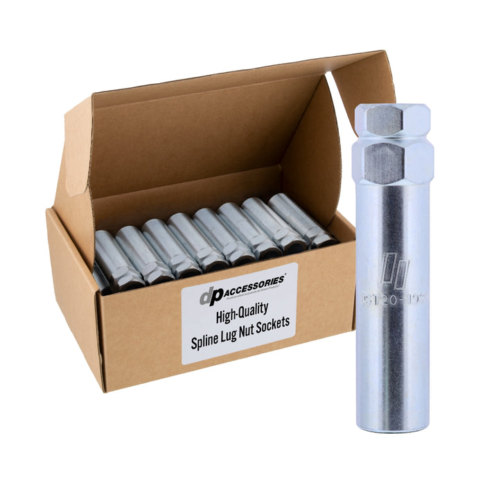 DPAccessories 6-Spline Tool Socket Adapter for Small Spline Lug Nuts - Replaces D5210K (3/4" & 13/16" Hex)