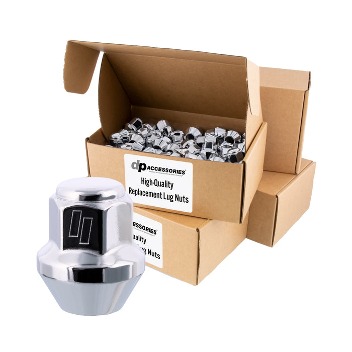 DPAccessories Lug Nuts | Compatible Replacement for Ford | 8S4Z-1012-B, 6S4Z-1012-BA, YS4Z-1012-BA | Factory/OEM Wheels Only