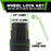 DPAccessories 7/16-20 Lug Nut Locks | Bulge Acorn | 36mm (1.4") Tall | 19mm (3/4") & 21mm (13/16") Hex
